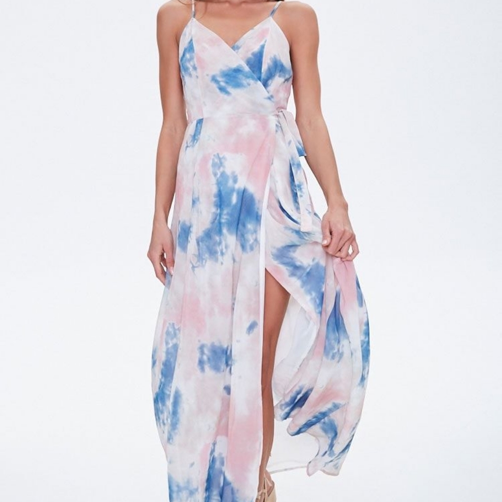 Leche Ombré Maxi Dress Tie-Dye, S